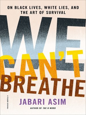 cover image of We Can't Breathe